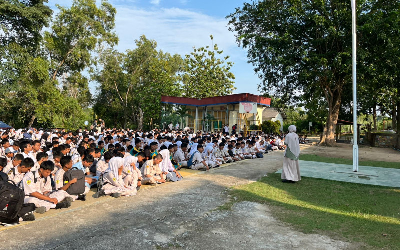 Seminar Kesehatan di SMKN 1 Tanjung Balai Karimun: "Remaja Cerdas, Jauhi Rokok, Vape, dan Kebiasaan Begadang"